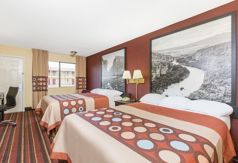 اتاق استاندارد با 2 تخت دوبل, Super 8 By Wyndham Temple S General Bruce