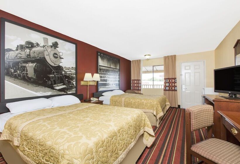 اتاق استاندارد با 2 تخت دوبل, Super 8 By Wyndham Temple S General Bruce