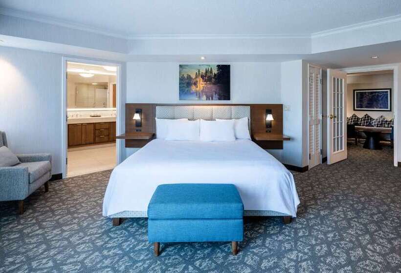 سوئیت با تخت بزرگ, Embassy Suites By Hilton Indianapolis Downtown