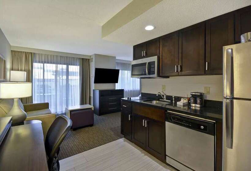 سوئیت با تخت بزرگ, Embassy Suites By Hilton Los Angeles Downey