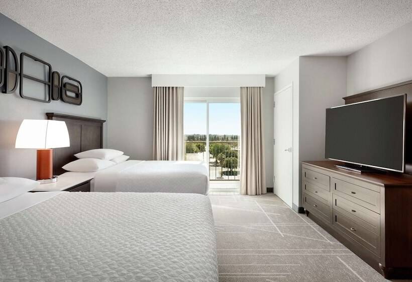 اتاق استاندارد با 2 تخت دوبل, Embassy Suites By Hilton Milpitas Silicon Valley