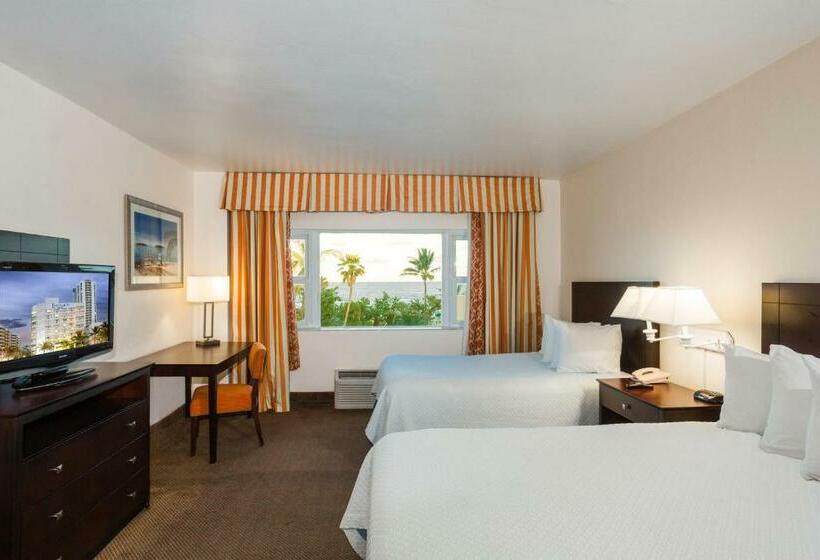 اتاق استاندارد با 2 تخت دوبل, Lexington By Hotel Rl Miami Beach