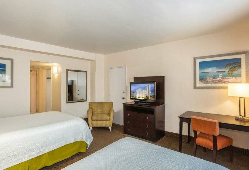 اتاق استاندارد با 2 تخت دوبل, Lexington By Hotel Rl Miami Beach