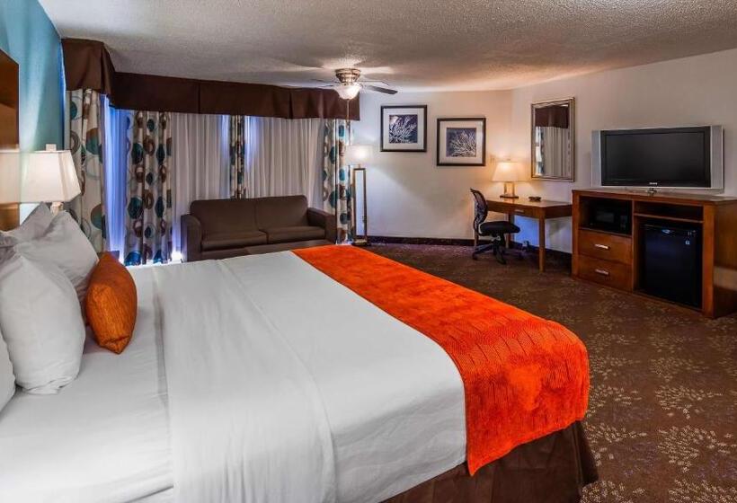 キングサイズベッドのデラックスルーム, Best Western Plus El Paso Airport  & Conference Center