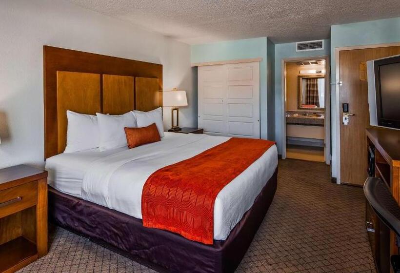 身障者適用キングサイズベッドルーム, Best Western Plus El Paso Airport  & Conference Center