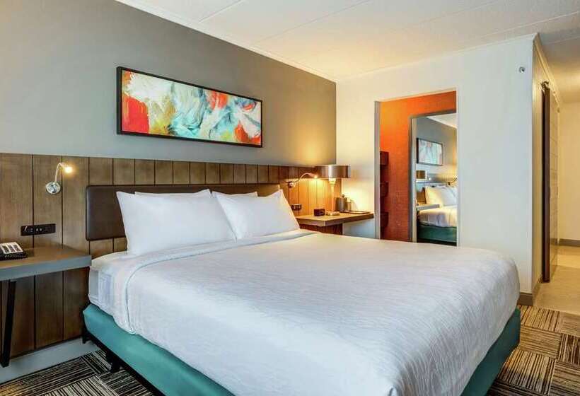 اتاق استاندارد با تخت بزرگ, Hilton Charlotte University Place