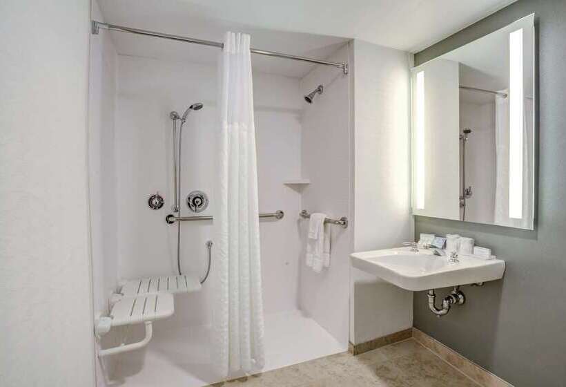 اتاق استاندارد با تخت بزرگ, Hilton Charlotte University Place