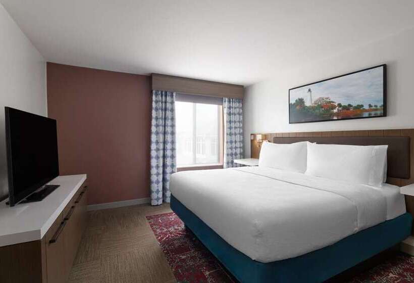 اتاق اجرایی با تخت بزرگ, Hilton Charlotte University Place