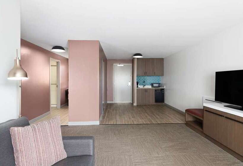 اتاق اجرایی با تخت بزرگ, Hilton Charlotte University Place