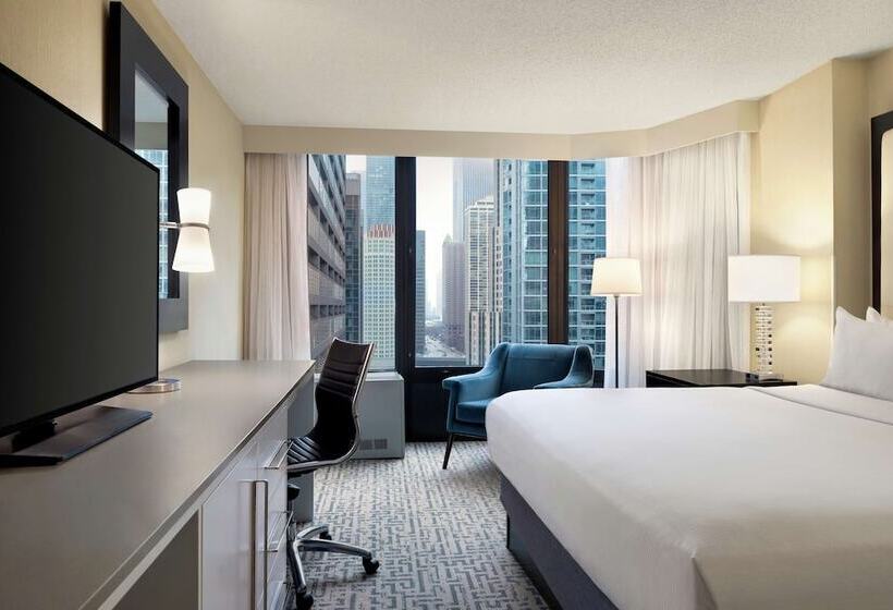 Standaardkamer met Kingsize Bed, Doubletree By Hilton  Chicago  Magnificent Mile