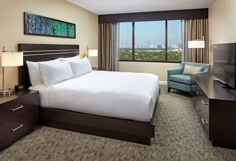 Standard Room Adapted for people with reduced mobility, Hilton Houston Plaza/medical Center