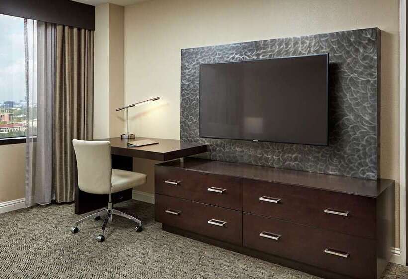 اتاق استاندارد با تخت بزرگ, Hilton Houston Plaza/medical Center