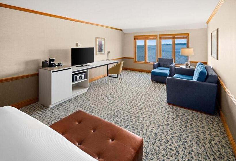 带大床的标准间, Semiahmoo Resort Golf & Spa, Trademark Collection By Wyndham