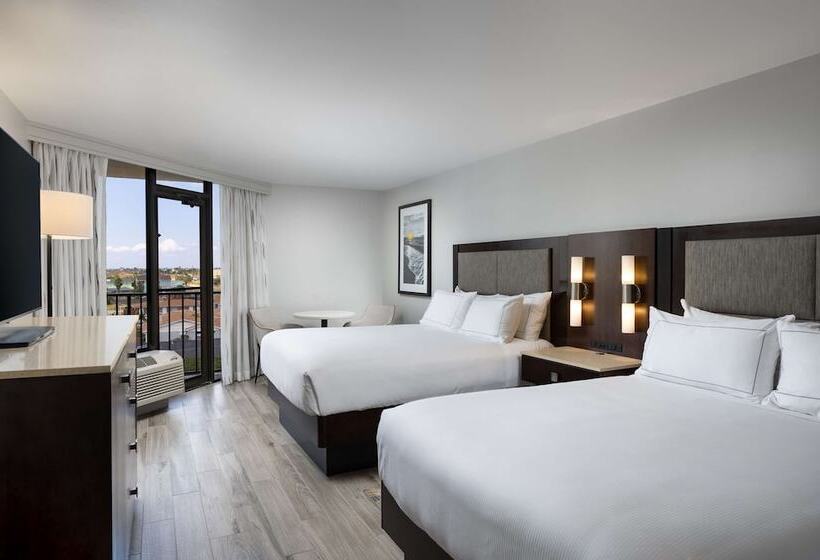 اتاق استاندارد با 2 تخت دوبل, Hilton Galveston Island Resort