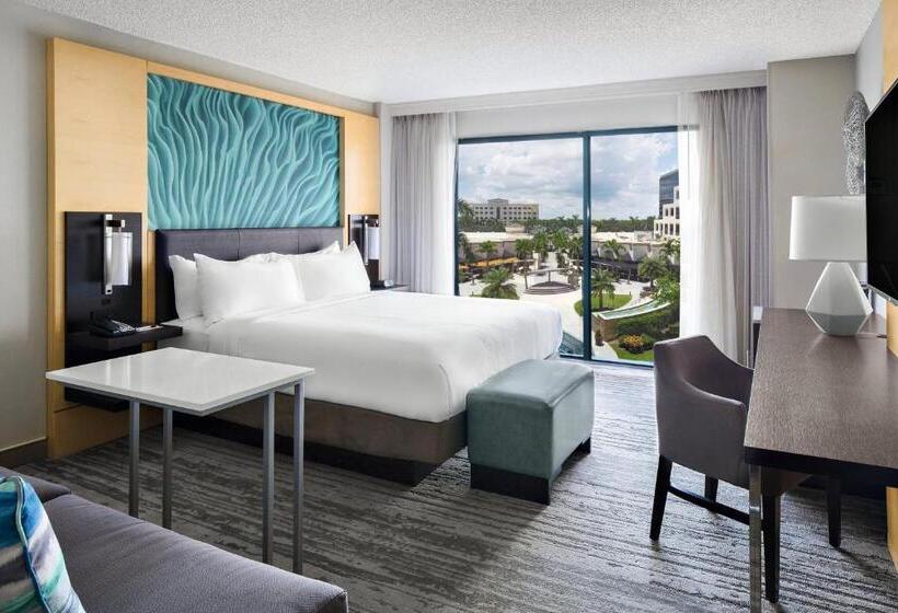 스탠다드 룸 킹사이즈 침대, Boca Raton Marriott At Boca Center