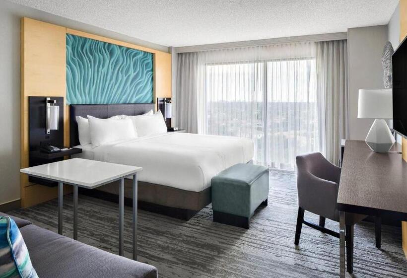 스탠다드 룸 킹사이즈 침대, Boca Raton Marriott At Boca Center