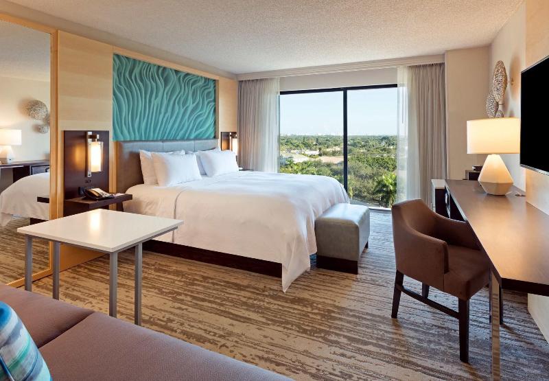 스탠다드 룸 킹사이즈 침대, Boca Raton Marriott At Boca Center