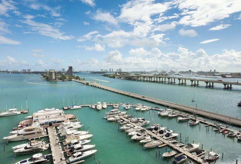 غرفه قياسيه سريرين مزدوجين, Miami Marriott Biscayne Bay