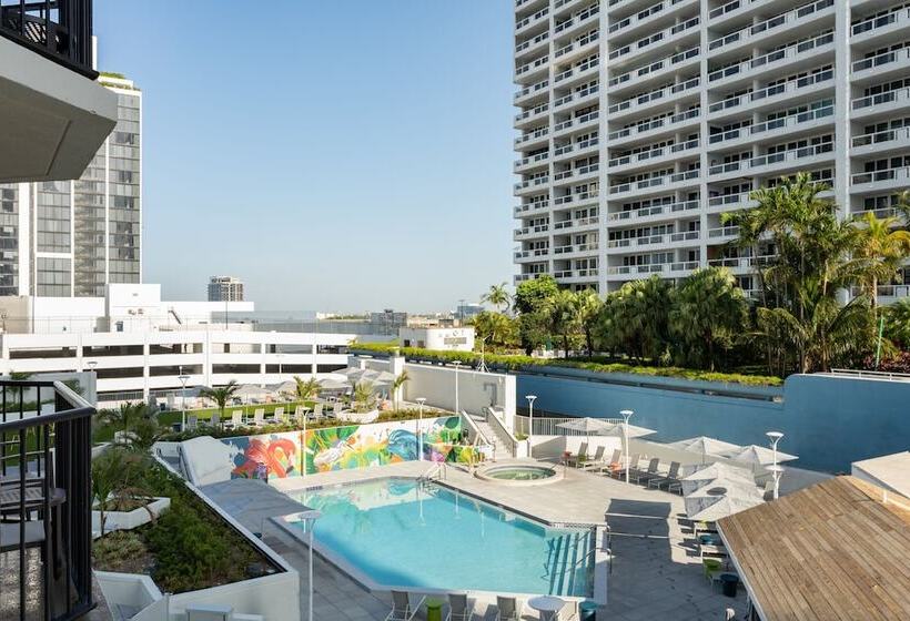 Standard Room 2 Double Beds, Miami Marriott Biscayne Bay