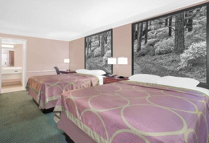 اتاق استاندارد با 2 تخت دوبل, Super 8 By Wyndham Austell/six Flags