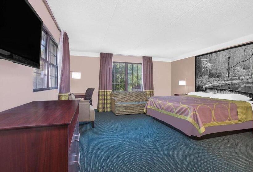 Chambre Standard Lit King Size, Super 8 By Wyndham Austell/six Flags