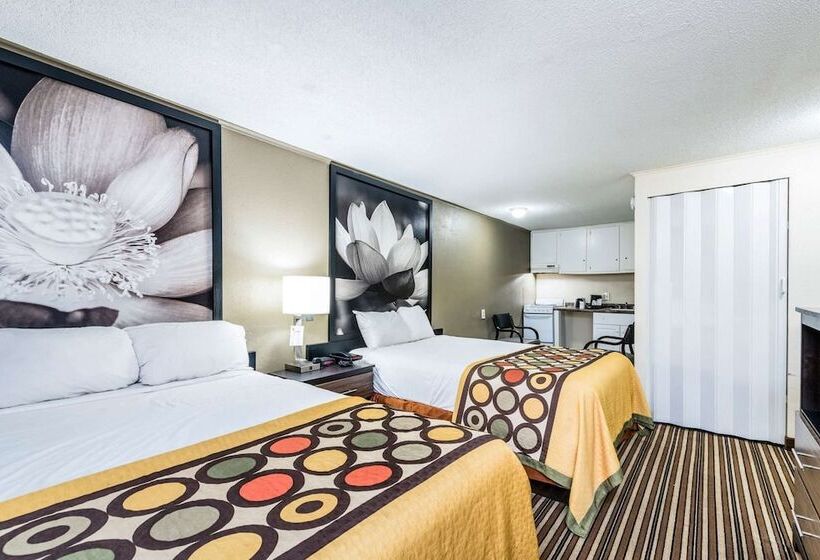 اتاق استاندارد با 2 تخت دوبل, Super 8 By Wyndham Monroe