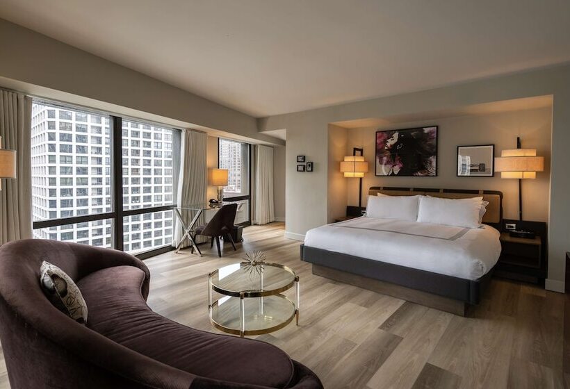 Quarto standart cama de casal, Thompson Chicago