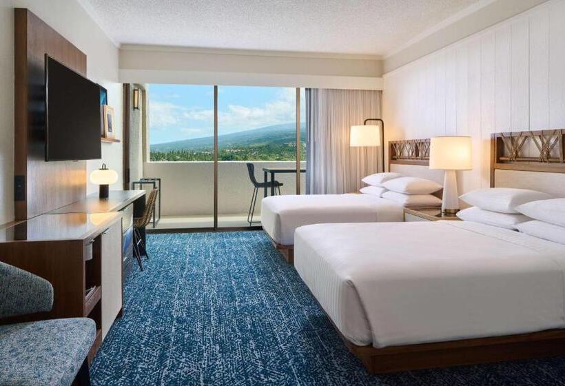 اتاق اساندارد با چشم‌انداز جانبی به دریا, Outrigger Kona Resort And Spa