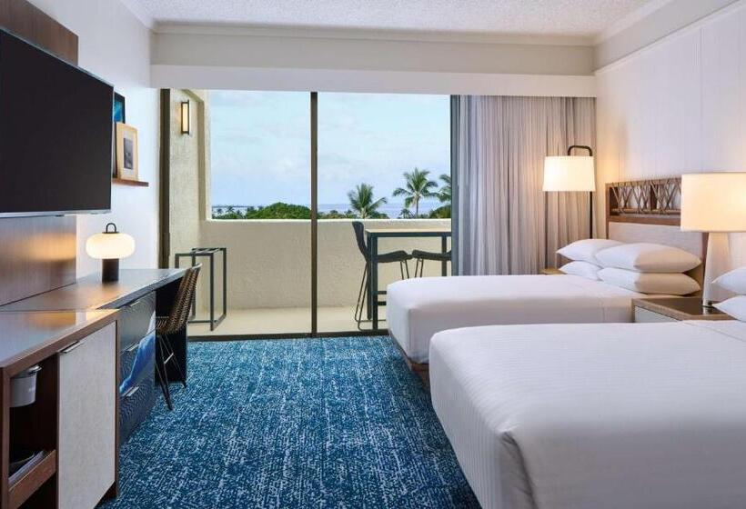 سوئیت کلوب با چشم‌انداز دریا, Outrigger Kona Resort And Spa