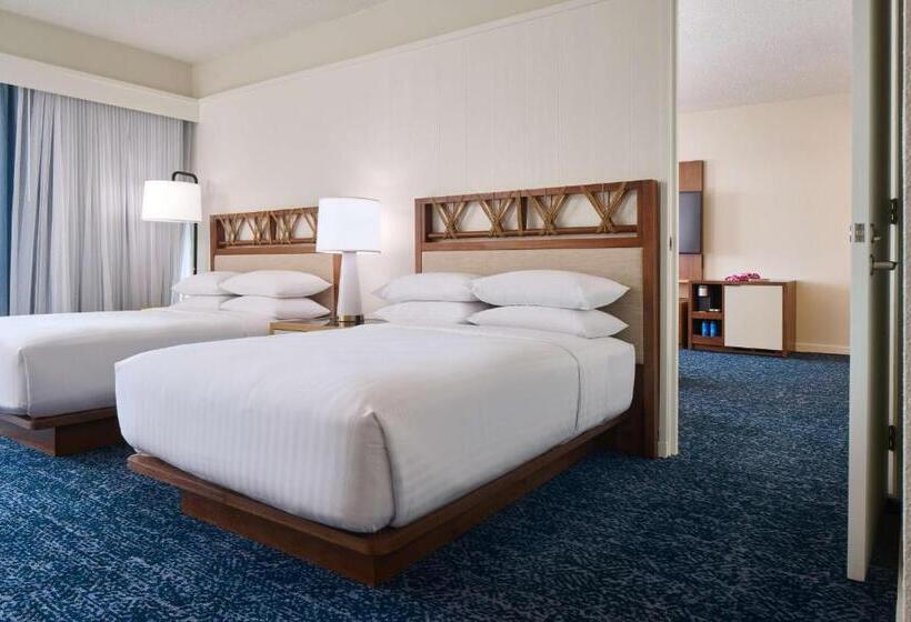 سوئیت کلوب با چشم‌انداز دریا, Outrigger Kona Resort And Spa