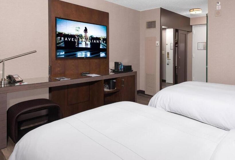 اتاق استاندارد با 2 تخت دوبل, Durham Marriott City Center