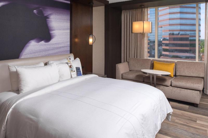اتاق استاندارد با تخت بزرگ, Durham Marriott City Center