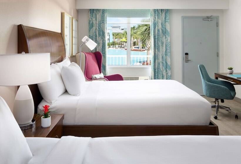 غرفه قياسيه سريرين مزدوجين, Hilton Garden Inn Key West / The Keys Collection