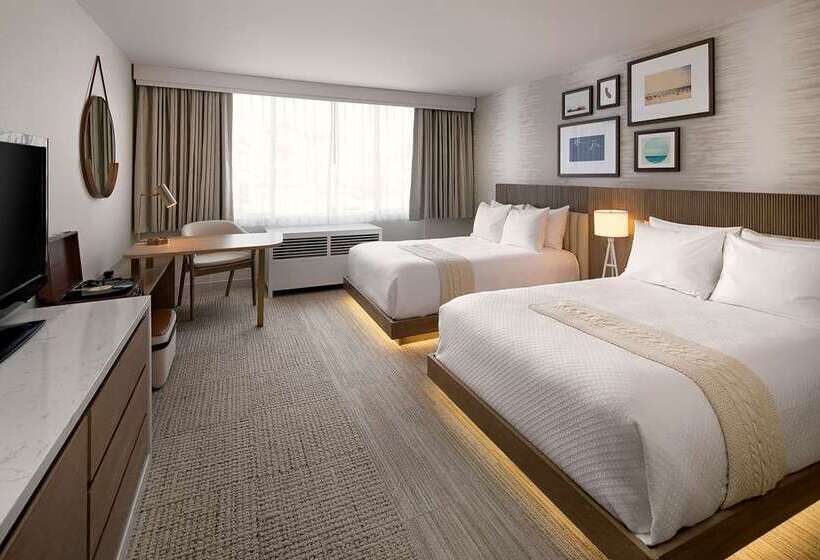 اتاق استاندارد با 2 تخت دوبل, Hilton Oakland Airport