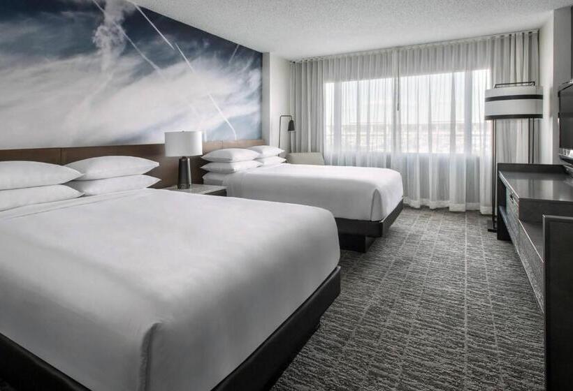 اتاق استاندارد با 2 تخت دوبل, Newark Liberty International Airport Marriott