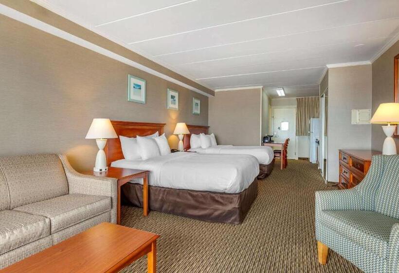 带2个双人床的标准工作室, Quality Inn Boardwalk