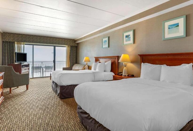 带2个双人床的标准工作室, Quality Inn Boardwalk