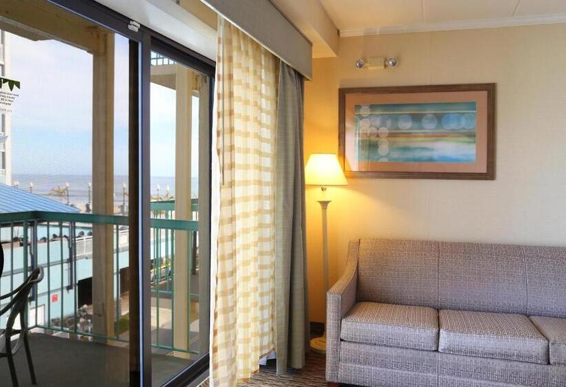 带2个双人床的标准工作室, Quality Inn Boardwalk