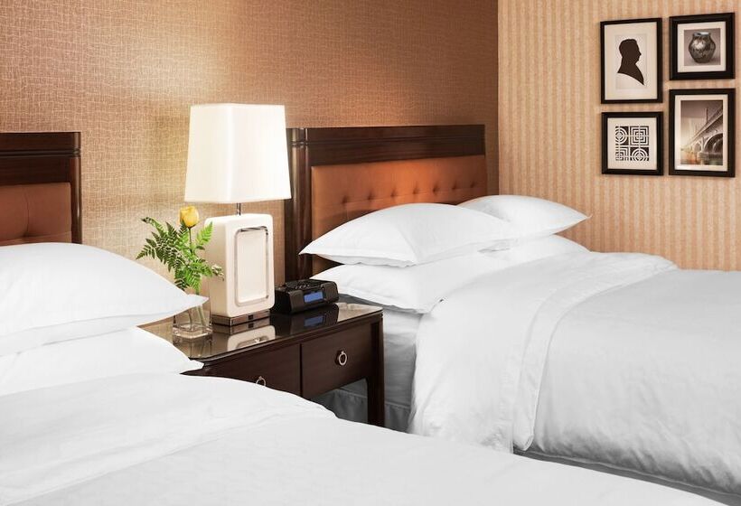 اتاق استاندارد با 2 تخت دوبل, Sheraton Detroit Metro Airport