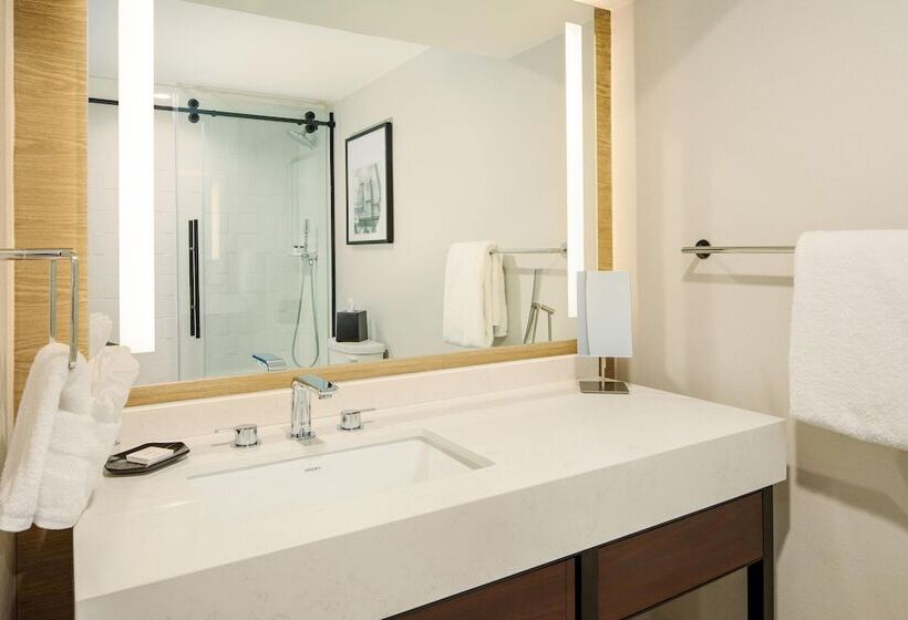 اتاق استاندارد با تخت دوبل و چشم‌انداز, Sheraton Detroit Metro Airport