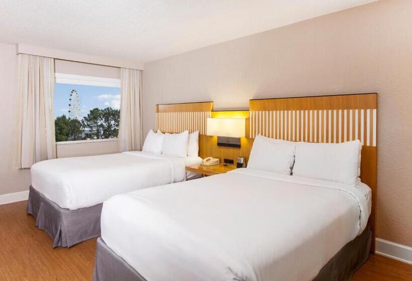 اتاق استاندارد با 2 تخت دوبل, Wyndham Orlando Resort International Drive