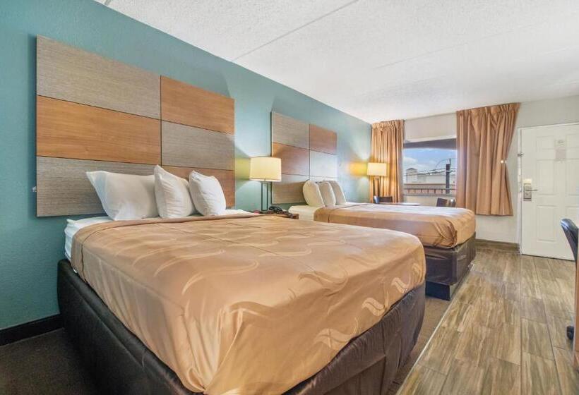 اتاق اساندارد با چشم‌انداز جانبی به دریا, Beachfront Palms Hotel Galveston