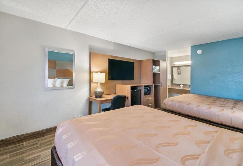 اتاق استاندارد با چشم‌انداز استخر, Beachfront Palms Hotel Galveston