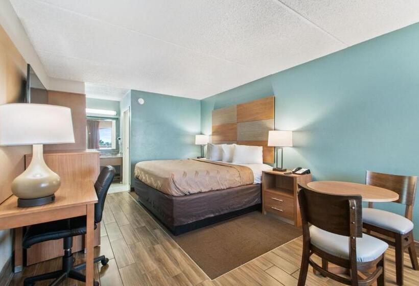 اتاق استاندارد با تخت بزرگ, Beachfront Palms Hotel Galveston