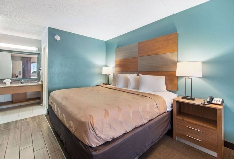 Quarto Economy, Beachfront Palms Hotel Galveston