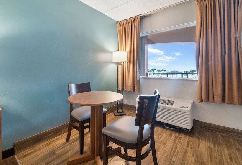 اتاق استاندارد با تخت بزرگ, Beachfront Palms Hotel Galveston