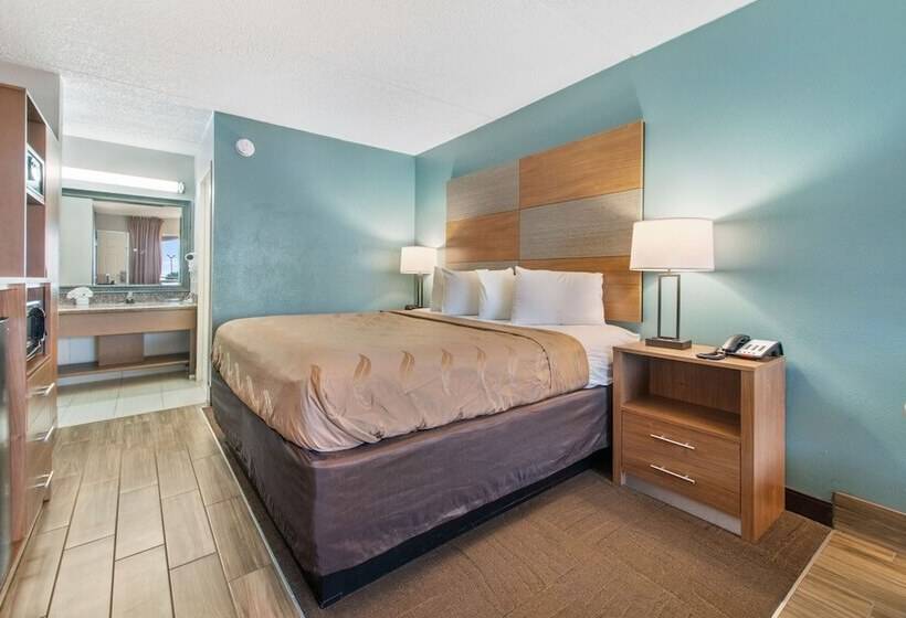 Quarto Standard Cama King, Beachfront Palms Hotel Galveston