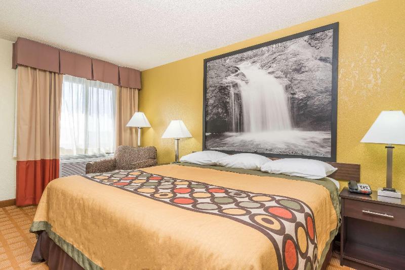 اتاق استاندارد با تخت بزرگ, Super 8 By Wyndham Rice Lake