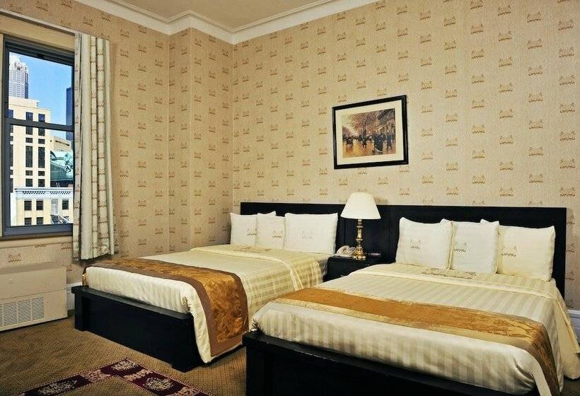اتاق استاندارد با 2 تخت دوبل, Congress Plaza Hotel Chicago
