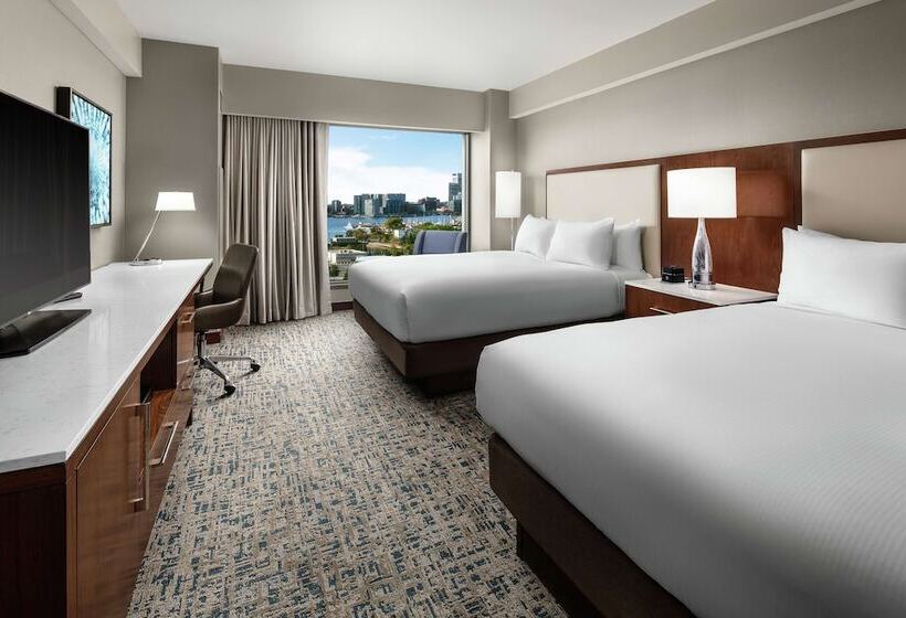 اتاق استاندارد با 2 تخت دوبل, Hilton Boston Logan Airport